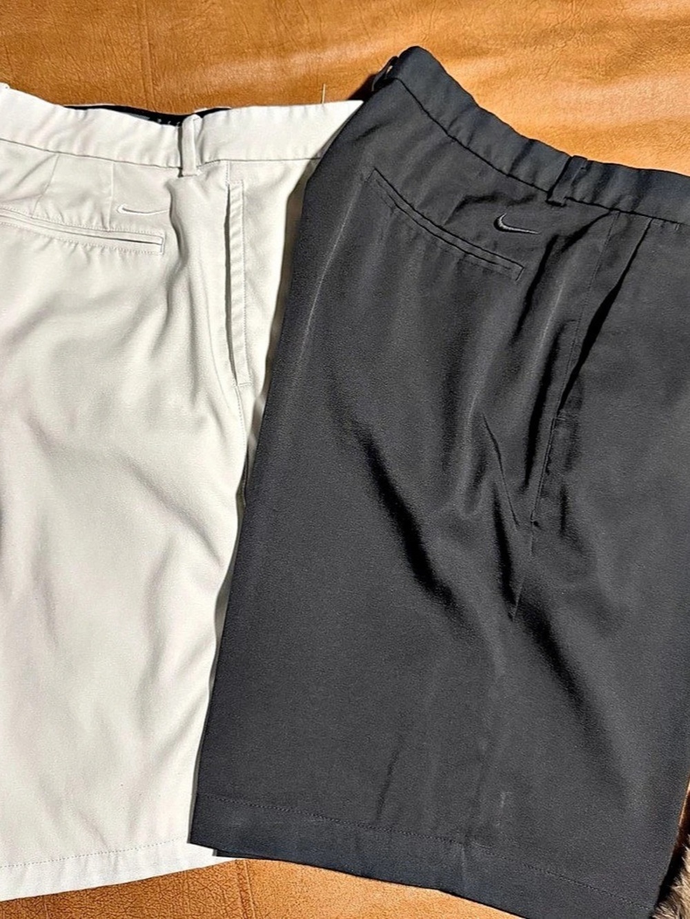 Nike Men's Shorts Black & White Size 34